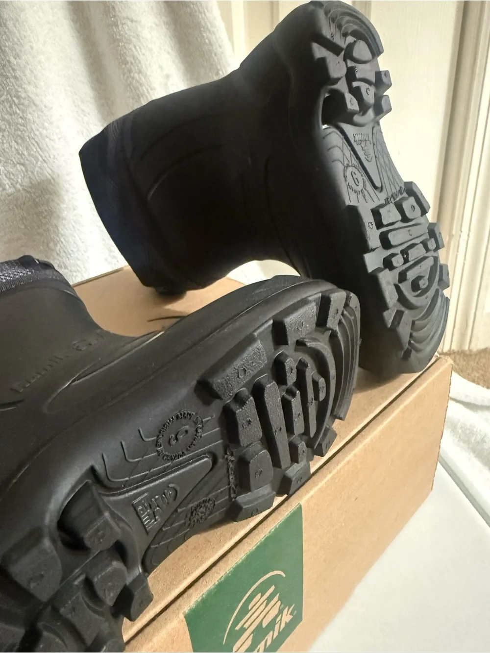 Kamik Black Kids' Waterproof Snow Boots with Toggle Cuff